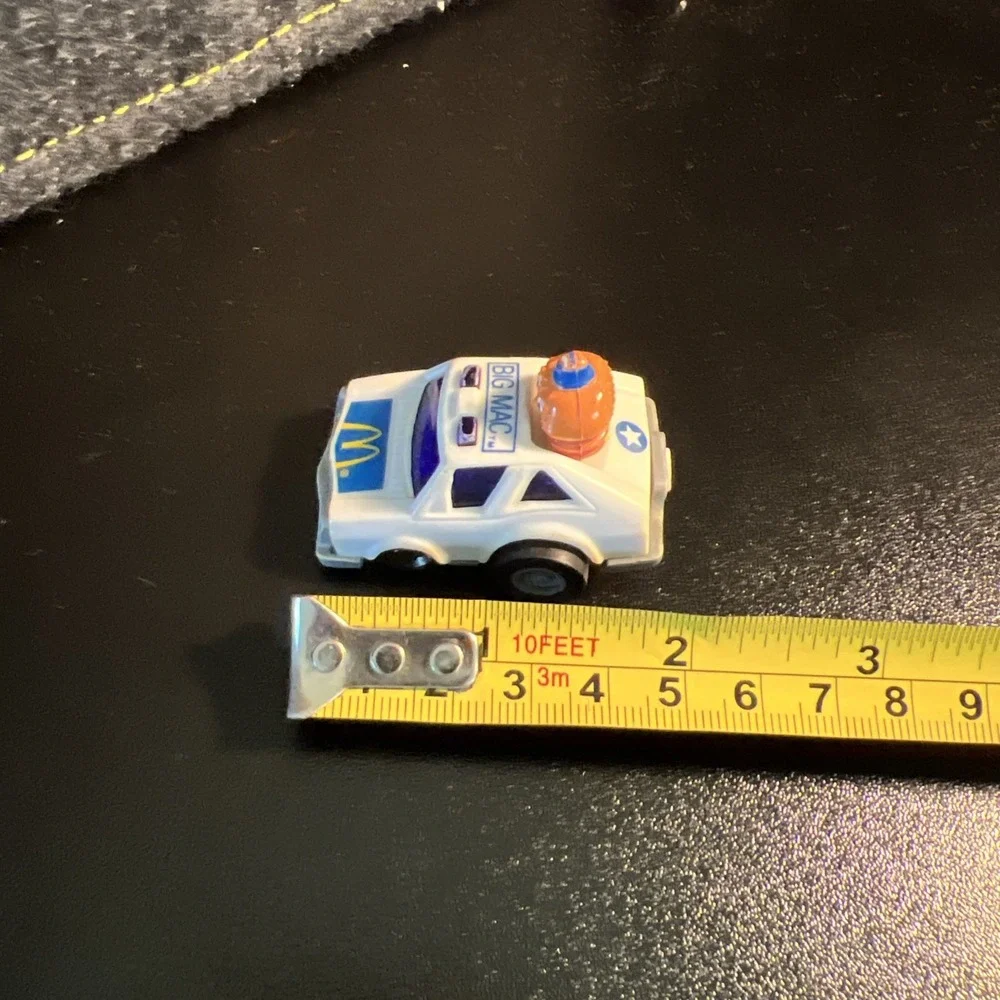 1984 ERTL McDonalds BIG‎ MAC POLICE PULL BACK CAR Happy Meal Toy Mayor McCheese